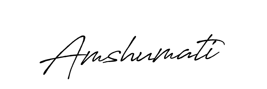 Design your own signature with our free online signature maker. With this signature software, you can create a handwritten (Antro_Vectra_Bolder) signature for name Amshumati. Amshumati signature style 7 images and pictures png