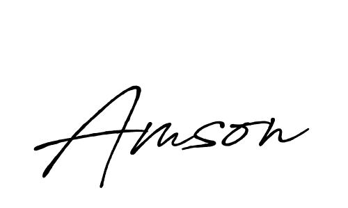 Make a short Amson signature style. Manage your documents anywhere anytime using Antro_Vectra_Bolder. Create and add eSignatures, submit forms, share and send files easily. Amson signature style 7 images and pictures png