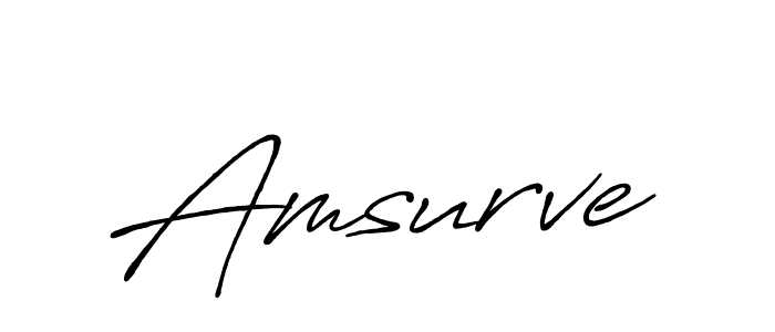 You should practise on your own different ways (Antro_Vectra_Bolder) to write your name (Amsurve) in signature. don't let someone else do it for you. Amsurve signature style 7 images and pictures png