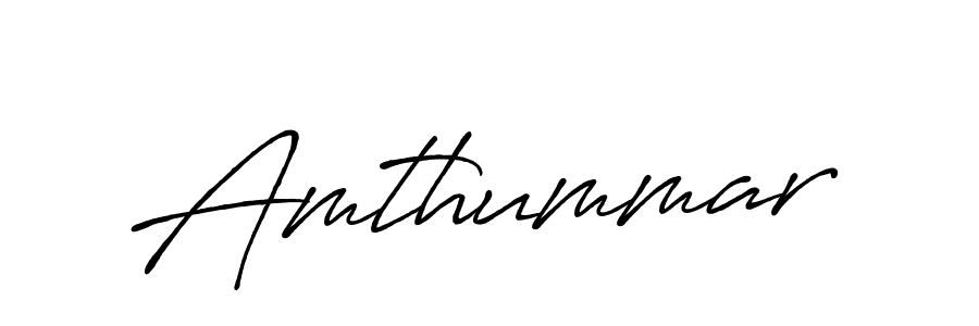 Amthummar stylish signature style. Best Handwritten Sign (Antro_Vectra_Bolder) for my name. Handwritten Signature Collection Ideas for my name Amthummar. Amthummar signature style 7 images and pictures png