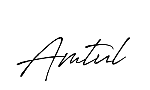 How to make Amtul name signature. Use Antro_Vectra_Bolder style for creating short signs online. This is the latest handwritten sign. Amtul signature style 7 images and pictures png