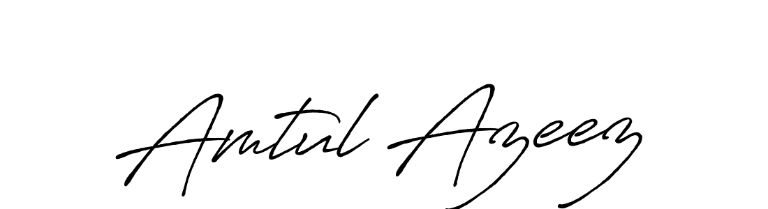 How to make Amtul Azeez signature? Antro_Vectra_Bolder is a professional autograph style. Create handwritten signature for Amtul Azeez name. Amtul Azeez signature style 7 images and pictures png