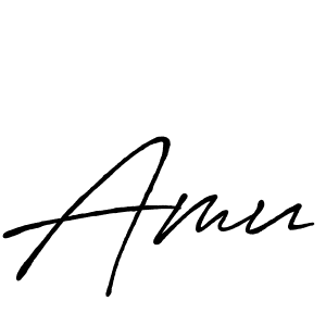 Make a beautiful signature design for name Amu. Use this online signature maker to create a handwritten signature for free. Amu signature style 7 images and pictures png