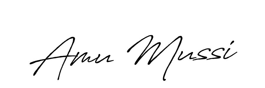 Antro_Vectra_Bolder is a professional signature style that is perfect for those who want to add a touch of class to their signature. It is also a great choice for those who want to make their signature more unique. Get Amu Mussi name to fancy signature for free. Amu Mussi signature style 7 images and pictures png