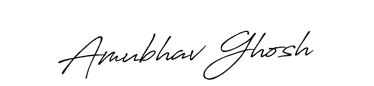 This is the best signature style for the Amubhav Ghosh name. Also you like these signature font (Antro_Vectra_Bolder). Mix name signature. Amubhav Ghosh signature style 7 images and pictures png