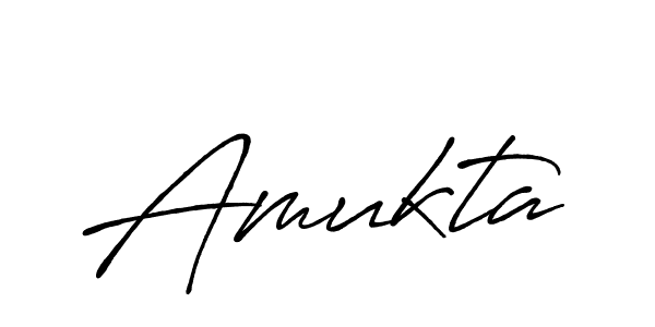 How to make Amukta name signature. Use Antro_Vectra_Bolder style for creating short signs online. This is the latest handwritten sign. Amukta signature style 7 images and pictures png