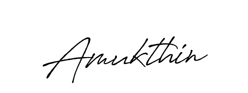 Design your own signature with our free online signature maker. With this signature software, you can create a handwritten (Antro_Vectra_Bolder) signature for name Amukthin. Amukthin signature style 7 images and pictures png