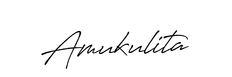 Make a beautiful signature design for name Amukulita. With this signature (Antro_Vectra_Bolder) style, you can create a handwritten signature for free. Amukulita signature style 7 images and pictures png