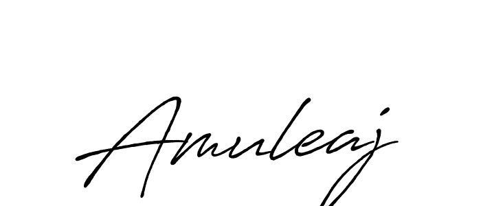 How to make Amuleaj name signature. Use Antro_Vectra_Bolder style for creating short signs online. This is the latest handwritten sign. Amuleaj signature style 7 images and pictures png