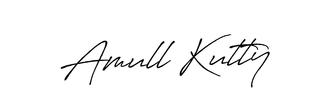 Antro_Vectra_Bolder is a professional signature style that is perfect for those who want to add a touch of class to their signature. It is also a great choice for those who want to make their signature more unique. Get Amull Kutty name to fancy signature for free. Amull Kutty signature style 7 images and pictures png