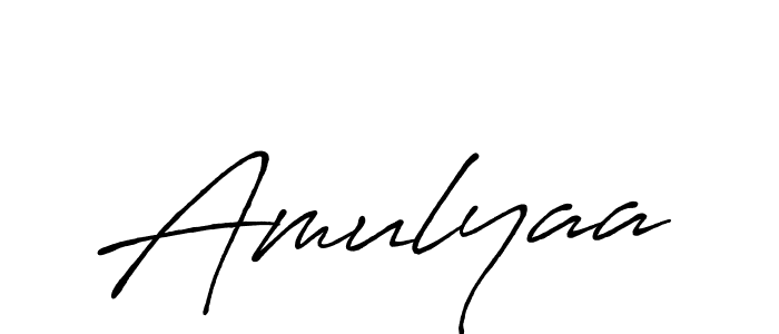 Make a beautiful signature design for name Amulyaa. Use this online signature maker to create a handwritten signature for free. Amulyaa signature style 7 images and pictures png