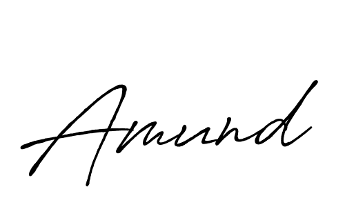 You should practise on your own different ways (Antro_Vectra_Bolder) to write your name (Amund) in signature. don't let someone else do it for you. Amund signature style 7 images and pictures png