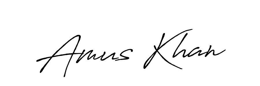 Once you've used our free online signature maker to create your best signature Antro_Vectra_Bolder style, it's time to enjoy all of the benefits that Amus Khan name signing documents. Amus Khan signature style 7 images and pictures png