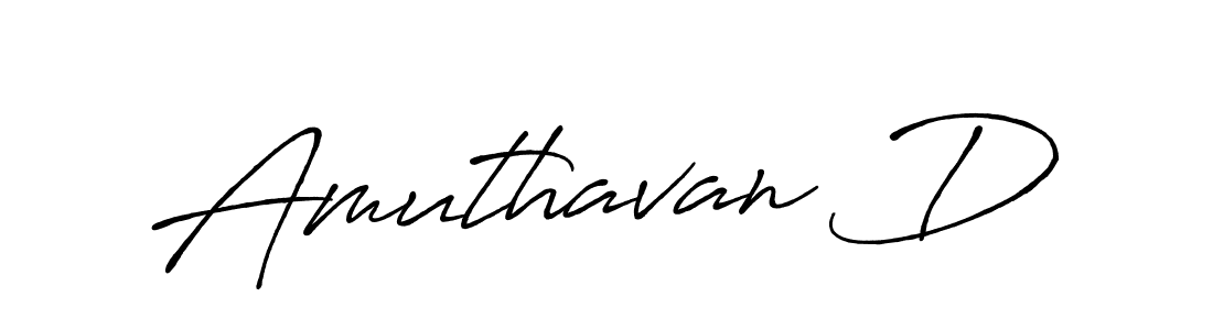 Make a short Amuthavan D signature style. Manage your documents anywhere anytime using Antro_Vectra_Bolder. Create and add eSignatures, submit forms, share and send files easily. Amuthavan D signature style 7 images and pictures png