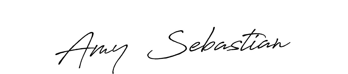 Make a beautiful signature design for name Amy  Sebastian. Use this online signature maker to create a handwritten signature for free. Amy  Sebastian signature style 7 images and pictures png