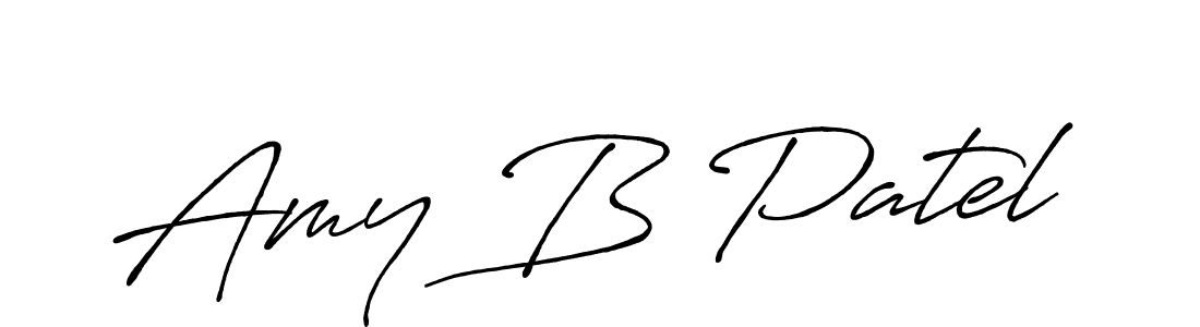 if you are searching for the best signature style for your name Amy B Patel. so please give up your signature search. here we have designed multiple signature styles  using Antro_Vectra_Bolder. Amy B Patel signature style 7 images and pictures png