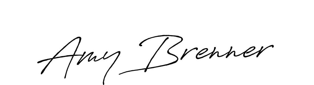 How to make Amy Brenner name signature. Use Antro_Vectra_Bolder style for creating short signs online. This is the latest handwritten sign. Amy Brenner signature style 7 images and pictures png
