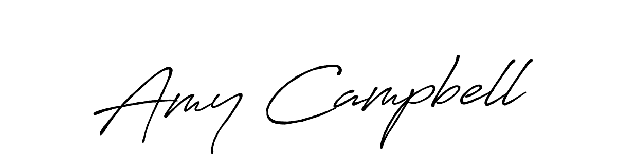 Amy Campbell stylish signature style. Best Handwritten Sign (Antro_Vectra_Bolder) for my name. Handwritten Signature Collection Ideas for my name Amy Campbell. Amy Campbell signature style 7 images and pictures png