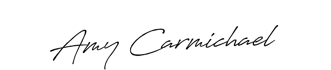 How to make Amy Carmichael name signature. Use Antro_Vectra_Bolder style for creating short signs online. This is the latest handwritten sign. Amy Carmichael signature style 7 images and pictures png