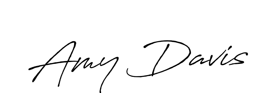 Create a beautiful signature design for name Amy Davis. With this signature (Antro_Vectra_Bolder) fonts, you can make a handwritten signature for free. Amy Davis signature style 7 images and pictures png