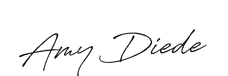 Design your own signature with our free online signature maker. With this signature software, you can create a handwritten (Antro_Vectra_Bolder) signature for name Amy Diede. Amy Diede signature style 7 images and pictures png