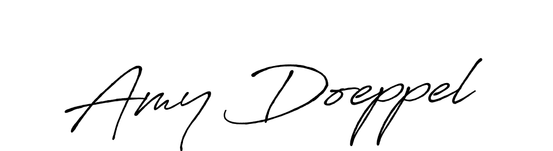 Make a beautiful signature design for name Amy Doeppel. With this signature (Antro_Vectra_Bolder) style, you can create a handwritten signature for free. Amy Doeppel signature style 7 images and pictures png