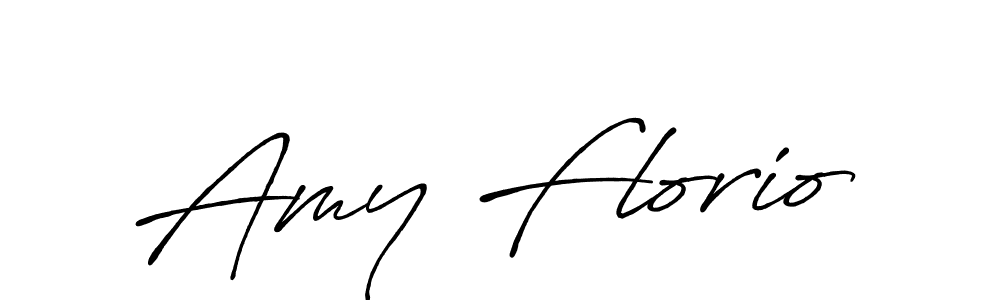 Use a signature maker to create a handwritten signature online. With this signature software, you can design (Antro_Vectra_Bolder) your own signature for name Amy Florio. Amy Florio signature style 7 images and pictures png