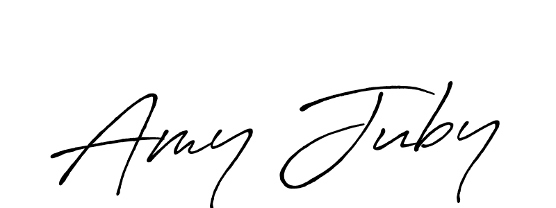 Make a beautiful signature design for name Amy Juby. Use this online signature maker to create a handwritten signature for free. Amy Juby signature style 7 images and pictures png