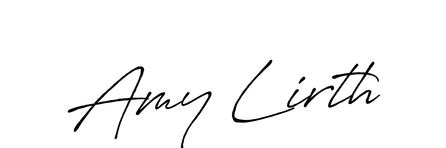 Antro_Vectra_Bolder is a professional signature style that is perfect for those who want to add a touch of class to their signature. It is also a great choice for those who want to make their signature more unique. Get Amy Lirth name to fancy signature for free. Amy Lirth signature style 7 images and pictures png