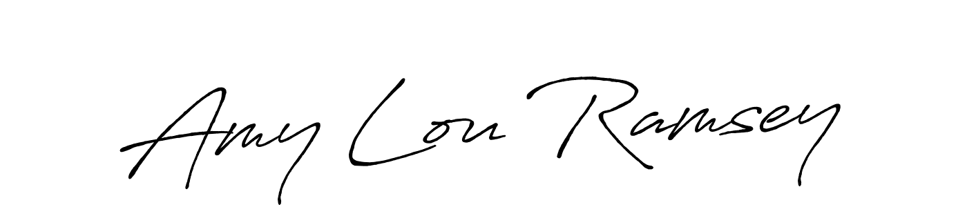 Make a beautiful signature design for name Amy Lou Ramsey. Use this online signature maker to create a handwritten signature for free. Amy Lou Ramsey signature style 7 images and pictures png