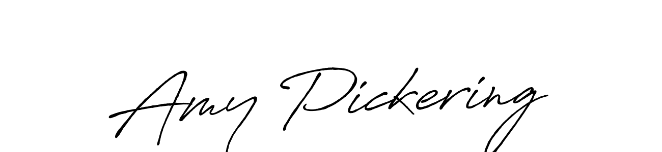 Design your own signature with our free online signature maker. With this signature software, you can create a handwritten (Antro_Vectra_Bolder) signature for name Amy Pickering. Amy Pickering signature style 7 images and pictures png