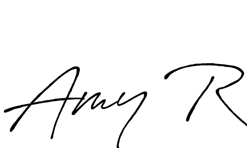 Use a signature maker to create a handwritten signature online. With this signature software, you can design (Antro_Vectra_Bolder) your own signature for name Amy R. Amy R signature style 7 images and pictures png