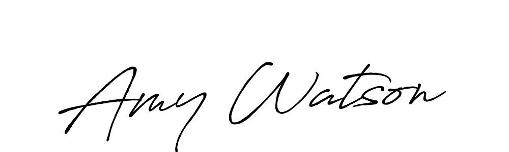 Design your own signature with our free online signature maker. With this signature software, you can create a handwritten (Antro_Vectra_Bolder) signature for name Amy Watson. Amy Watson signature style 7 images and pictures png