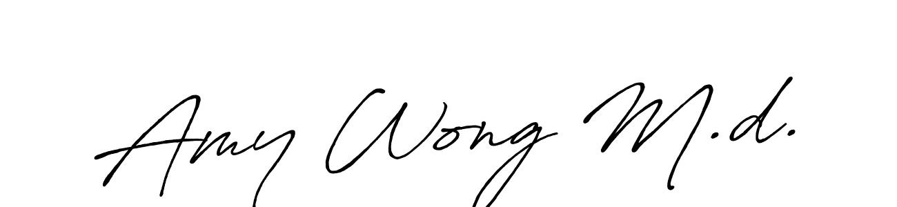 if you are searching for the best signature style for your name Amy Wong M.d.. so please give up your signature search. here we have designed multiple signature styles  using Antro_Vectra_Bolder. Amy Wong M.d. signature style 7 images and pictures png