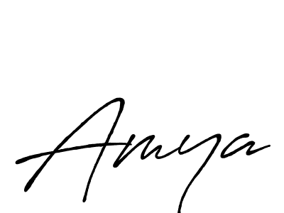 The best way (Antro_Vectra_Bolder) to make a short signature is to pick only two or three words in your name. The name Amya include a total of six letters. For converting this name. Amya signature style 7 images and pictures png