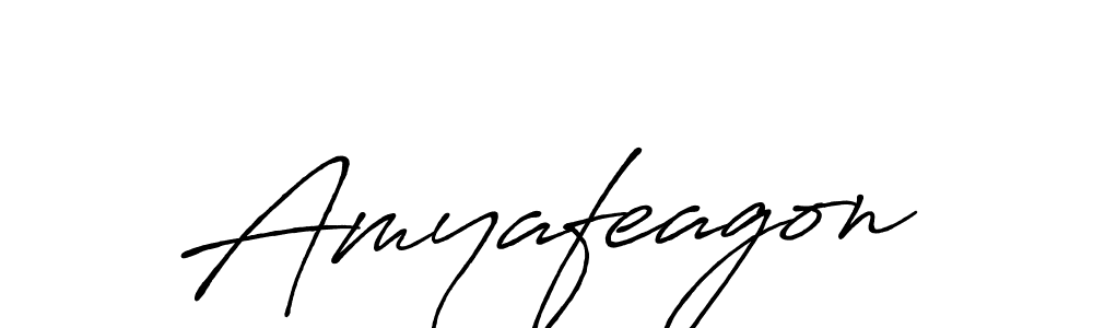 Make a beautiful signature design for name Amyafeagon. With this signature (Antro_Vectra_Bolder) style, you can create a handwritten signature for free. Amyafeagon signature style 7 images and pictures png