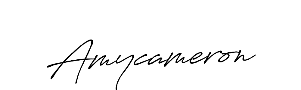 Design your own signature with our free online signature maker. With this signature software, you can create a handwritten (Antro_Vectra_Bolder) signature for name Amycameron. Amycameron signature style 7 images and pictures png