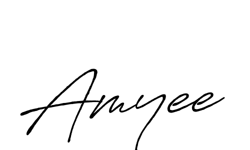 Create a beautiful signature design for name Amyee. With this signature (Antro_Vectra_Bolder) fonts, you can make a handwritten signature for free. Amyee signature style 7 images and pictures png