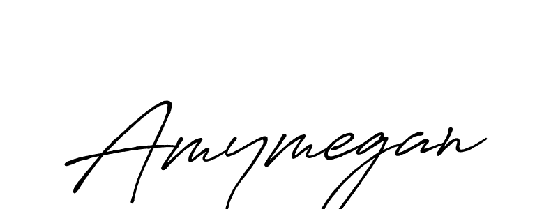 The best way (Antro_Vectra_Bolder) to make a short signature is to pick only two or three words in your name. The name Amymegan include a total of six letters. For converting this name. Amymegan signature style 7 images and pictures png