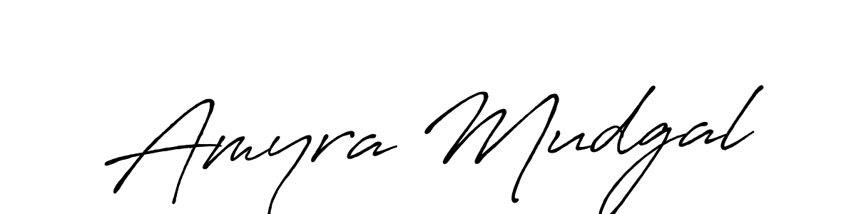 Once you've used our free online signature maker to create your best signature Antro_Vectra_Bolder style, it's time to enjoy all of the benefits that Amyra Mudgal name signing documents. Amyra Mudgal signature style 7 images and pictures png