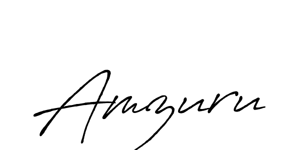 Design your own signature with our free online signature maker. With this signature software, you can create a handwritten (Antro_Vectra_Bolder) signature for name Amzuru. Amzuru signature style 7 images and pictures png