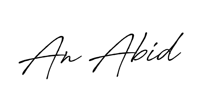 Also You can easily find your signature by using the search form. We will create An Abid name handwritten signature images for you free of cost using Antro_Vectra_Bolder sign style. An Abid signature style 7 images and pictures png