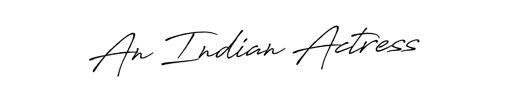 Create a beautiful signature design for name An Indian Actress. With this signature (Antro_Vectra_Bolder) fonts, you can make a handwritten signature for free. An Indian Actress signature style 7 images and pictures png
