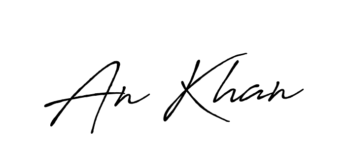 An Khan stylish signature style. Best Handwritten Sign (Antro_Vectra_Bolder) for my name. Handwritten Signature Collection Ideas for my name An Khan. An Khan signature style 7 images and pictures png
