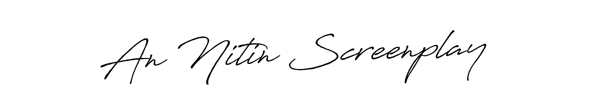 You can use this online signature creator to create a handwritten signature for the name An Nitin Screenplay. This is the best online autograph maker. An Nitin Screenplay signature style 7 images and pictures png