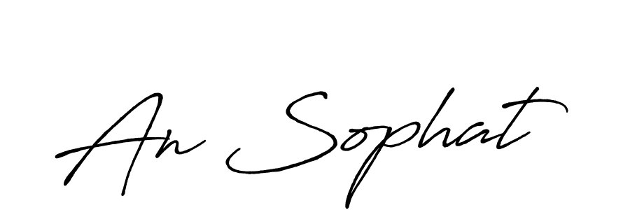 An Sophat stylish signature style. Best Handwritten Sign (Antro_Vectra_Bolder) for my name. Handwritten Signature Collection Ideas for my name An Sophat. An Sophat signature style 7 images and pictures png