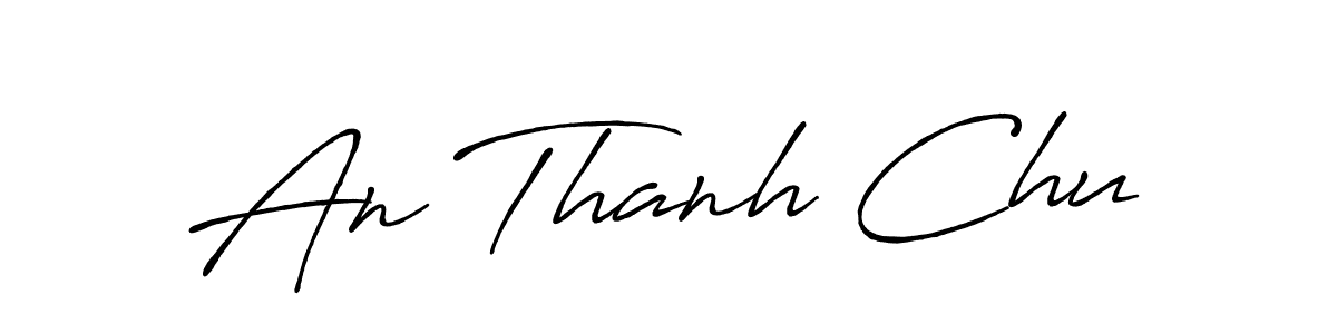 Design your own signature with our free online signature maker. With this signature software, you can create a handwritten (Antro_Vectra_Bolder) signature for name An Thanh Chu. An Thanh Chu signature style 7 images and pictures png