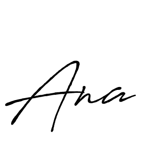 Ana stylish signature style. Best Handwritten Sign (Antro_Vectra_Bolder) for my name. Handwritten Signature Collection Ideas for my name Ana. Ana signature style 7 images and pictures png