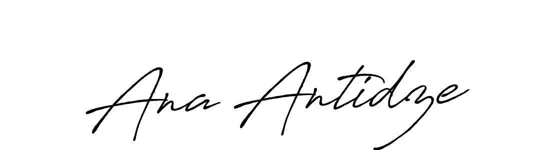 How to make Ana Antidze signature? Antro_Vectra_Bolder is a professional autograph style. Create handwritten signature for Ana Antidze name. Ana Antidze signature style 7 images and pictures png