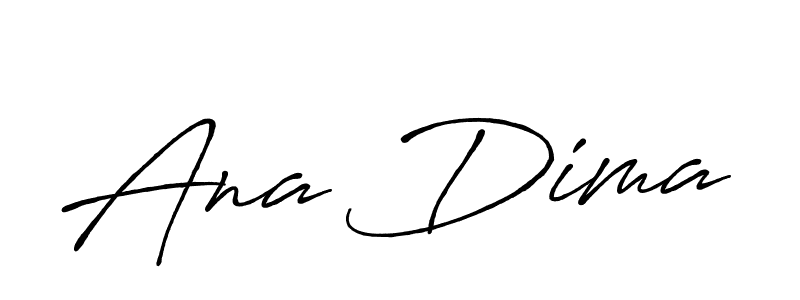 Design your own signature with our free online signature maker. With this signature software, you can create a handwritten (Antro_Vectra_Bolder) signature for name Ana Dima. Ana Dima signature style 7 images and pictures png